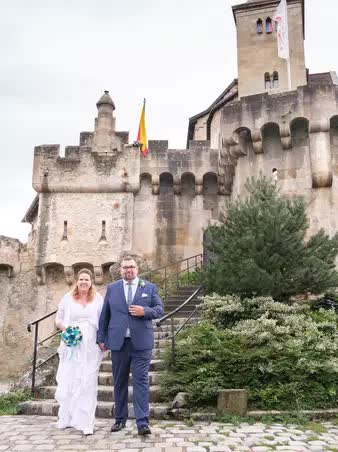 Brautpaar Location Höldrichsmühle und Schloss Lichtenstein