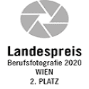 Auszeichnung 2. Platz - Landespreis der Berufsfotogafie Wien 2020