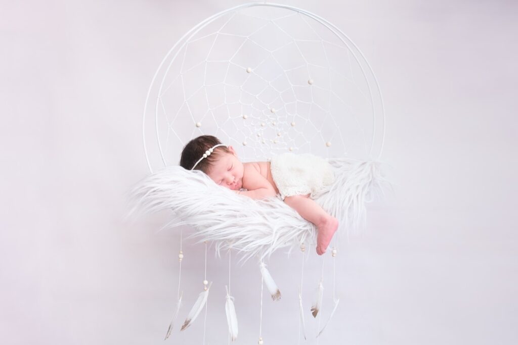 Neugeborenenfotoshooting Traumfänger