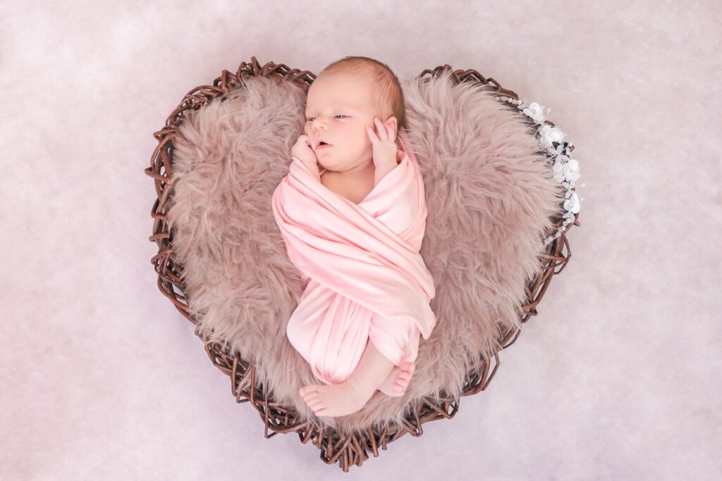 Baby Fotoshooting Herz